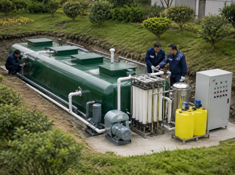 和平区地埋式AAO/MBR生活污水处理设备